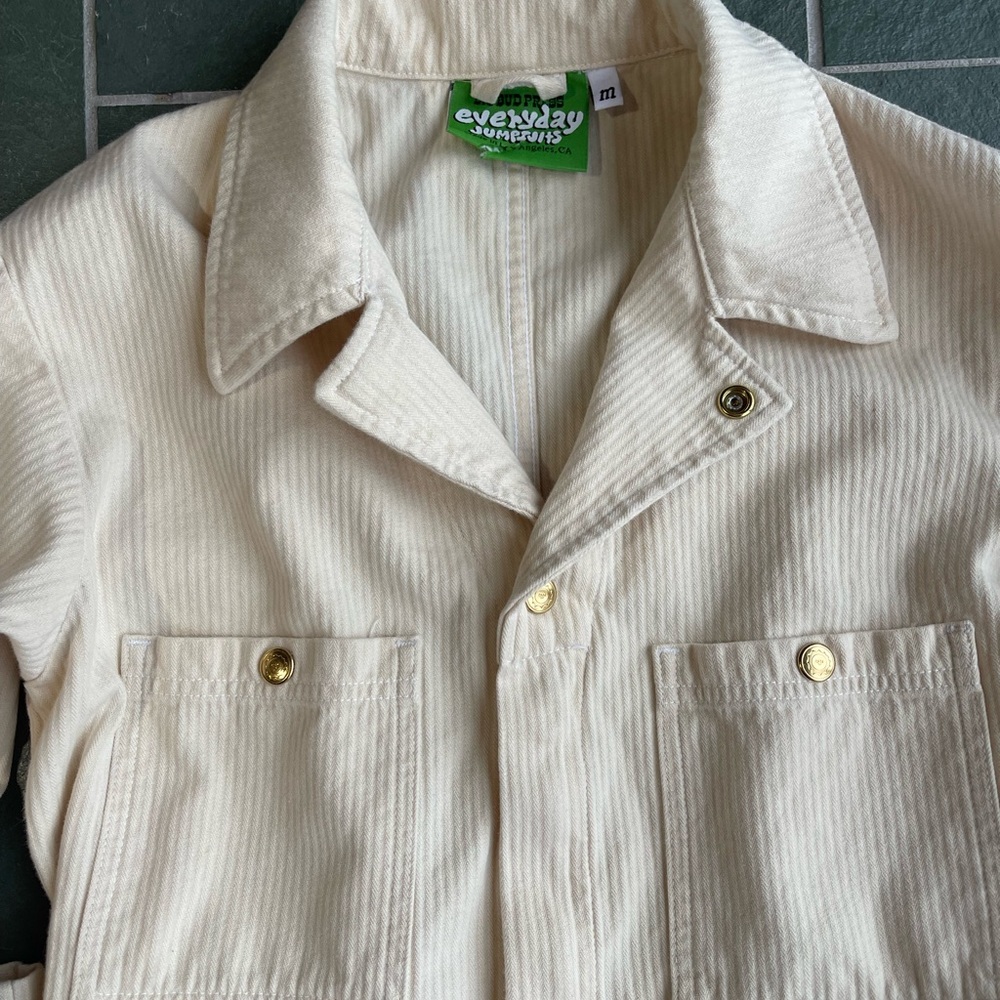 Big Bud Press Heritage Collection Everyday Jumpsuit Long sleeve M cream